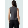 Nefes Alan Pamuklu Bluz Fitted Kolsuz Bisiklet Yaka Peplum Premium Kalite Rahat Kullanım