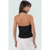 Nefes Alan Pamuklu Polyester Bluz Bağcıklı Detaylı Regular Kalıp Seçkin Malzeme Şık Görünüm