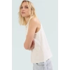 Örme Polo Yaka Kolsuz Bluz Regular Kalıp Rahat Yazlık Modern Stil Seçkin Malzeme Trend Tasarım