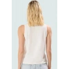Örme Polo Yaka Kolsuz Bluz Regular Kalıp Rahat Yazlık Modern Stil Seçkin Malzeme Trend Tasarım