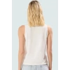 Örme Polo Yaka Kolsuz Bluz Regular Kalıp Rahat Yazlık Modern Stil Seçkin Malzeme Trend Tasarım