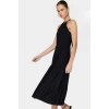 Örme Polyester Maxi Elbise Skater Kalıp Halter Yaka Günlük Stil Rahat Ve Şık Konforlu Kesim