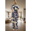 Pamuk Çiçekli Regular Pijama Takımı Kaliteli İşçilik Profesyonel Görünüm Özel Tasarım