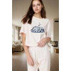 Pamuk Örme Boru Paça Pijama Takımı Premium Kalite Profesyonel Görünüm Modern Stil