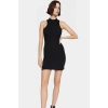Pamuklu Bodycon Mini Elbise Halter Yaka Örme Kumaş Yazlık Rahat Özel Tasarım Profesyonel Görünüm