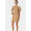 Pamuklu Gabardin Mini Elbise Rahat Şık Günlük Kombinler İçin Uzun Ömürlü Konforlu Kesim