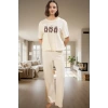 Pamuklu Pijama Takımı Rahat Regular Kalıp Boru Paça Kaliteli İşçilik