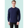 Pamuklu Sweatshirt Kışlık Erkek Süveter Galanthus Basic Rahat Kesim Günlük İş Kullanımı İçin