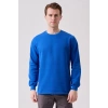 Pamuklu Sweatshirt Kışlık Erkek Süveter Galanthus Basic Rahat Kesim Günlük İş Kullanımı İçin