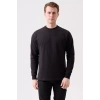 Pamuklu Sweatshirt Kışlık Erkek Süveter Galanthus Basic Rahat Kesim Günlük İş Kullanımı İçin