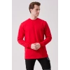 Pamuklu Sweatshirt Kışlık Erkek Süveter Galanthus Basic Rahat Kesim Günlük İş Kullanımı İçin