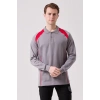 Polo Yaka Uzun Kollu Sweatshirt Detayli Is Giyim Vancelya Nefes Alabilir İş Günlük İçin
