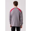 Polo Yaka Uzun Kollu Sweatshirt Detayli Is Giyim Vancelya Nefes Alabilir İş Günlük İçin