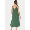 Polyester Aerobin Dokuma Midi Elbise V Yaka Shift Kalıp Modern Stil