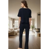 Polyester Pamuk Homewear Pijama Takımı Regular Kalıp 2 Parça Kaliteli İşçilik