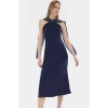 Puantiyeli A line Maxi Elbise Polyester Yazlık Dokuma Şifon Rahat Ve Şık Seçkin Malzeme