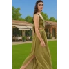 Püsküllü Cut Out Maxi Elbise Viskoz Dokuma Yazlık Rahat Ve Şık Premium Kalite Yüksek Kalite