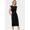 Rahat Bodycon Midi Elbise Viskoz Polyester Elastan Karışımı Zarifane Tasarım Uzun Ömürlü