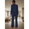 Rahat Kalıp 2li Pijama Takımı Kaşkorse Örme Pamuklu Özel Tasarım Premium Kalite