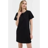 Rahat Kesim Mini Elbise 54% Elastommultiester 46% Polyester 86cm Boy Profesyonel Görünüm