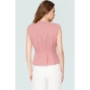 Rahat Kolsuz Bluz Yazlık Dokuma Polyester Karışımlı Trend Tasarım Seçkin Malzeme