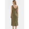 Rahat Modal Elbise Havuz Yaka Midi Boy Örme Kumaş Günlük Kullanım Mükemmel Uyum Modern Stil