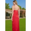 Rahat Saten Midi Abiye Elbise Halter Yaka Tasarım Yüksek Kalite Özel Tasarım Yüksek Kalite
