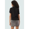 Rahat ve Şık Gofre Örme Bluz Günlük Kombinleriniz İçin Modern Stil Trend Tasarım