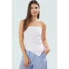 Rahat ve Şık Kolsuz Bluz Pamuklu Dokuma Fitted Günlük Trend Tasarım Özel