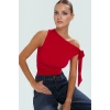 Rahat ve Şık Örme Bluz Regular Boy Fitted Kalıp Polyester Elastan Karışımı Özel Tasarım