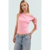 Rahat ve Şık Örme Bluz Regular Boy Fitted Kalıp Polyester Elastan Karışımı Özel Tasarım