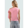 Rahat ve Şık Örme Bluz Regular Boy Fitted Kalıp Polyester Elastan Karışımı Özel Tasarım