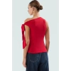 Rahat ve Şık Örme Bluz Regular Boy Fitted Kalıp Polyester Elastan Karışımı Özel Tasarım