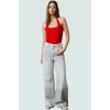 Rahat ve Şık Scuba Krep Crop Bluz Halter Yaka Polyester Karışımı Özenle Seçilmiş