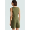 Rahat ve Şık Yazlık İkili Takım Viskon Süprem Yelek Şort Trend Tasarım Seçkin Malzeme Modern Stil