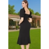 Rahat Yazlık Midi Boy Bodycon Abiye Elbise Uzun Ömürlü Günlük Kullanım İçin Rahat Ve Şık
