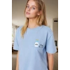 Rahat Yazlık Pijama Takımı Kısa Kollu Tişört ve Şort Pamuklu Örme Kumaş Özenle Seçilmiş