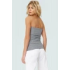Rahat Yazlık Polyester Bluz Straplez Triko Örme Uzun Ömürlü Modern Stil Konforlu Kesim