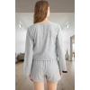 Rahatlığı ve Şıklığı Bir Arada Sunan Çizgili Pamuklu Pijama Takımı Zarifane Tasarım Şık Görünüm