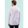 Regular Fit Erkek Pamuklu Gömlek Flamlı Kumaş Nakış Detayı Yaz Rahatlığı Dayanıklı Malzeme