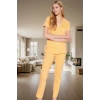 Regular Kalıp %100 Pamuk Biyeli Puantiyeli Pijama Takımı Seçkin Malzeme Rahat Kullanım Özel Tasarım