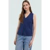Regular Kalıp Kolsuz Modal Bluz Nefes Alan Rahat Uzun Ömürlü Seçkin Malzeme Modern Stil