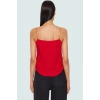 Regular Kalıp Kolsuz Polyester Bluz Günlük Kullanım İçin Mükemmel Seçim Özenle Seçilmiş