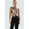 Regular Kalıp Polyester Bluz Yazlık Şıklık Seçkin Malzeme