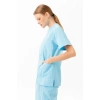 Santolina V Yaka Üniforma - Doktor, Hemşire, Sağlık Çalışanları İçin Rahat Ve Dayanıklı Scrubs