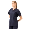 Santolina V Yaka Üniforma - Doktor, Hemşire, Sağlık Çalışanları İçin Rahat Ve Dayanıklı Scrubs