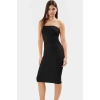 Şık Bodycon Elbise Esnek Örme Kumaş Midi Boy Yaz Mevsimi Özenle Seçilmiş Yüksek Kalite