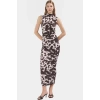 Şık Bodycon Maxi Elbise Polyester Elastan Karışımı Rahat Günlük Profesyonel Görünüm Konforlu Kesim