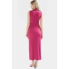 Şık Bodycon Maxi Elbise Polyester Elastan Karışımı Rahat Günlük Profesyonel Görünüm Konforlu Kesim