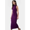 Şık Bodycon Maxi Elbise Polyester Elastan Karışımı Rahat Günlük Profesyonel Görünüm Konforlu Kesim